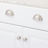 Williamsburg 1-1/4 in. Stainless Steel Cabinet Knob - Super Arbor