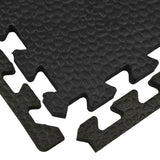 Greatmats Pebble Top Black 24 in. x 24 in. x 3/4 in. Foam Interlocking Gym Floor Tile (Case of 15)