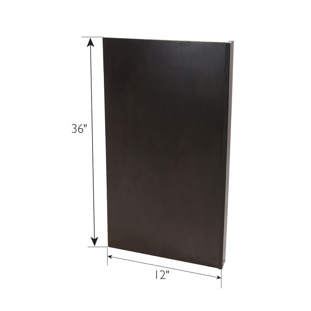 Brookings 12 in. W x 36 in. H Cabinet End Panel in Espresso - Super Arbor