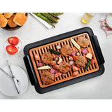 234 sq. in. Black Copper Non-Stick Ti-Ceramic Smoke-less Indoor Grill