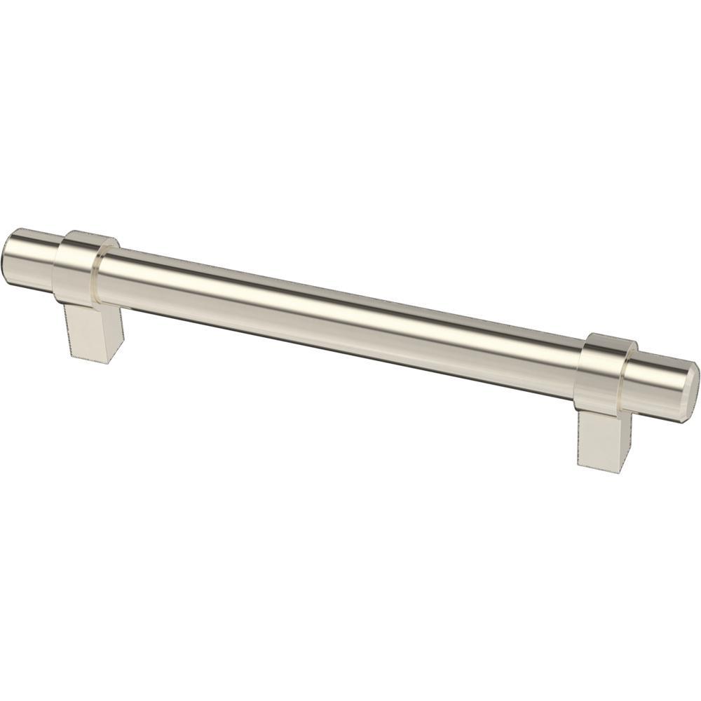 Essentials 5-1/16 in. (128mm) Center-to-Center Wrapped Matte Black Bar Pull (24-Pack) - Super Arbor