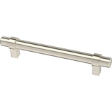 Essentials 5-1/16 in. (128mm) Center-to-Center Wrapped Matte Black Bar Pull (24-Pack) - Super Arbor