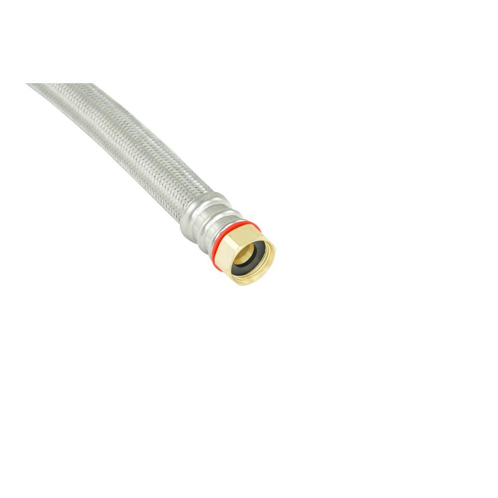 3/4 in. FIP x 3/4 in. FIP x 24 in. Stainless Steel Water Heater Supply Line - Super Arbor