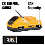 20-Volt MAX Compact Lithium-Ion 3.0Ah Battery Pack