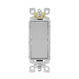 Decora 15 Amp Single Pole Rocker AC Quiet Light Switch, White (10-Pack) - Super Arbor