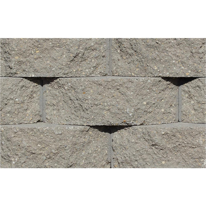 Rockwood Retaining Walls Cottage Stone 4 in. H x 12 in. W x 8.5 in. D Gray Concrete Garden Wall Block (96-Pieces/31.68 sq. ft./Pack)