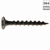 #6 x 1 in. Philips Bugle-Head Coarse Thread Sharp Point Drywall Screws (1 lb.-Pack)