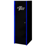 DX 19 in. 4-Shelf Side Locker Tool Chest in Black with Blue Handle - Super Arbor