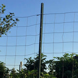 Everbilt 3 in. x 3 in. x 6 ft. Green Steel Fence Heavy Duty U-Post with Anchor Plate