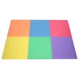 Ktaxon Non-Toxic Extra Thick 54 Pieces Children Play Puzzle Mat, 216 Square Feet Comfortable Cushion EVA Foam Flooring Tiles, with 24 x 24 inch Tiles, for Kids & Toddlers