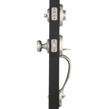 Chelsea Satin Nickel Single Cylinder Door Handleset with Juno Door Knob Featuring SmartKey Security - Super Arbor