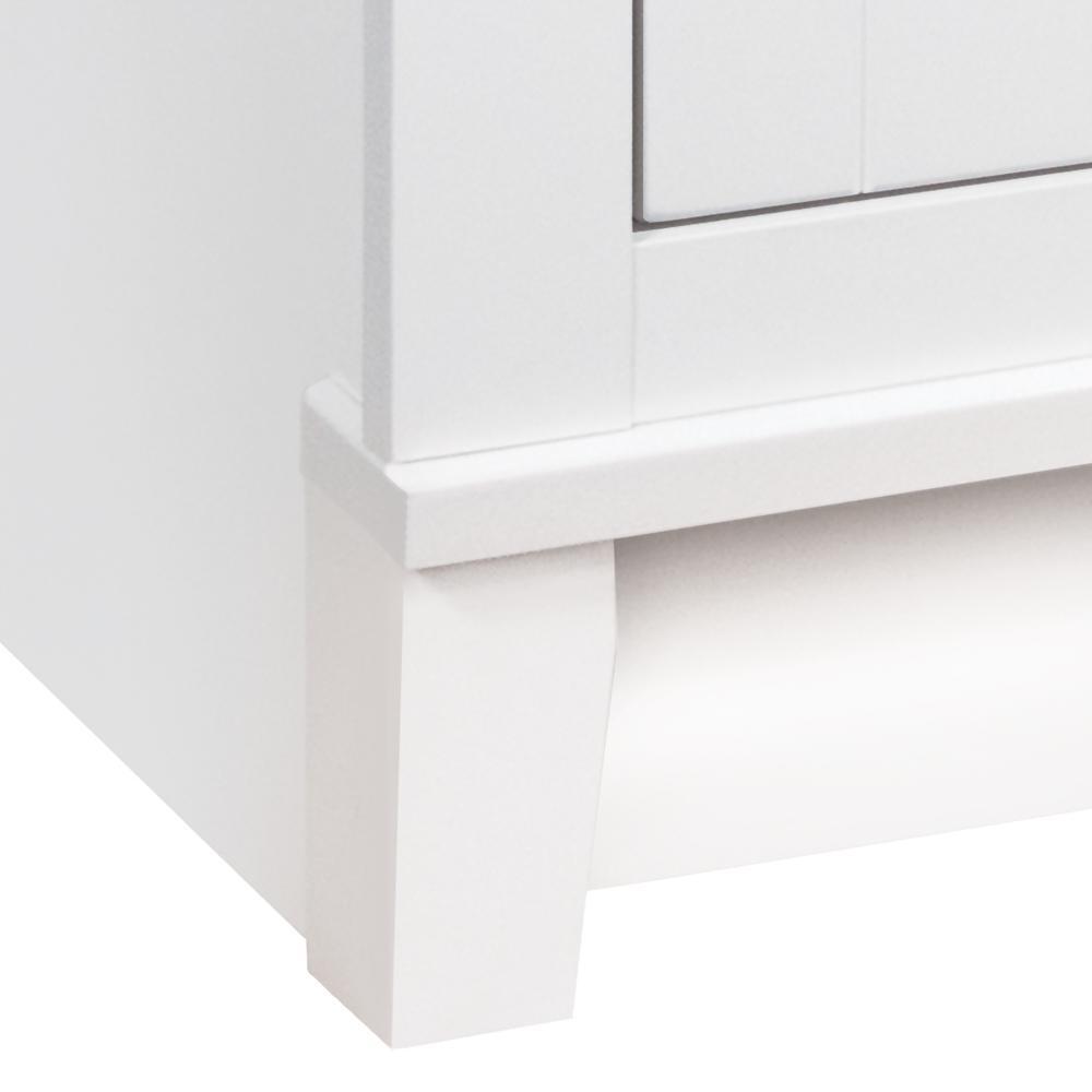 Kinghurst 30 in. W x 21 in. D x 33.5 in. H Bathroom Vanity Cabinet Only in White - Super Arbor