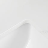 25 in. W x 22 in. D x 0.75 in. H Engineered Marble Vanity Top in Calacatta White with White Basin - Super Arbor
