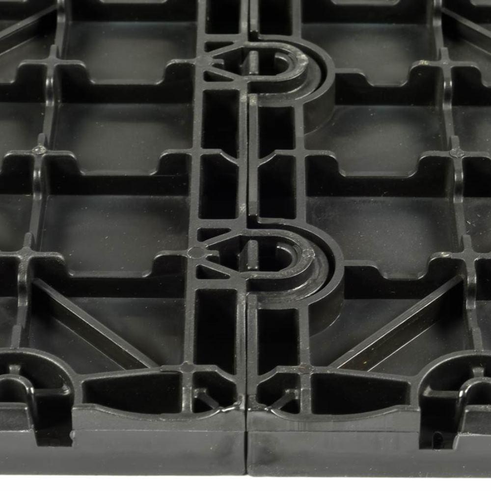 Greatmats Max Tile 12 in. x 12 in. x 5/8 in. Light Oak Vinyl Interlocking Raised Modular Floor Tile (Case of 26)