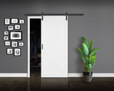 RELIABILT 42-in x 84-in White Primed K-frame Mdf Single Bypass Barn Door (Hardware Included)