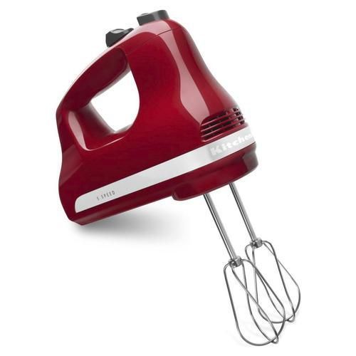 KitchenAid 60-in Cord 5-Speed Red Hand Mixer