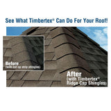 Timbertex Barkwood Double-Layer Hip and Ridge Cap Roofing Shingles (20 lin. ft. per Bundle) (30-pieces)