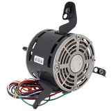 Goodman-Amana B1340021S blower motor - side view (Voltage: 115V; Horse Power: 1/3)