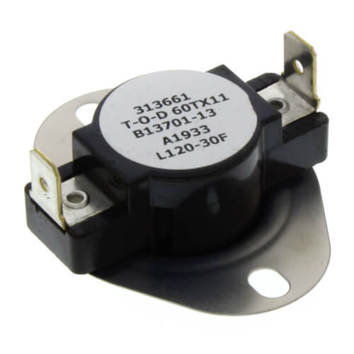 Goodman-Amana B1370113 limit switch - front view (Product Type: Limit Switch)