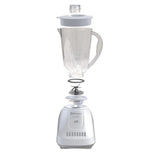 Kitchen Magic Collection 55 oz. 10-Speed and 2-Pulses White Plastic Jar Blender