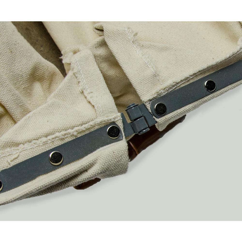 24 in. Canvas Tool Bag with Leather Bottom - Super Arbor