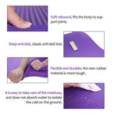 72x24'' Non-Slip Large Thick Foam Floor Exercise Yoga Mat NBR Pilates Home Gym Physio Fitness