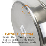 Brew Kettle 40 qt. Stainless Steel Stock Pot