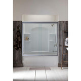 Ensemble 33-1/4 in. x 60 in. x 55-1/4 in. 3-piece Direct-to-Stud Shower Wall Set in White - Super Arbor