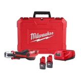Milwaukee M12 12-Volt Lithium-Ion FORCE LOGIC Press Tool Kit with 3 Jaws + Free M12 FUEL HACKZALL Kit