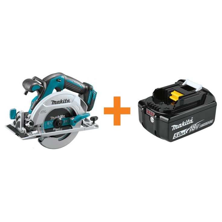 6-1/2 in. 18-Volt LXT Lithium-Ion Brushless Cordless Circular Saw Tool-Only with Bonus 18-Volt LXT 5.0 Ah Battery