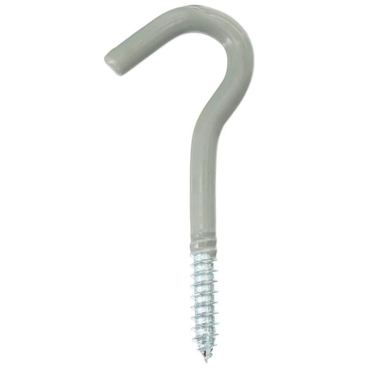 3-3/4 in. Vinyl Coated Steel Screw-In Plant Hook 30 lbs