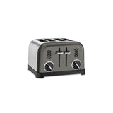 Classic Series 4-Slice Black Stainless Steel Toaster