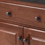 1-1/4 in. Oil Rubbed Bronze Mushroom Cabinet Knob (25-Pack) - Super Arbor