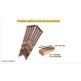 Valley View Industries 20 ft., 12 in. Pieces Dark Brown Rubber Edging - Super Arbor