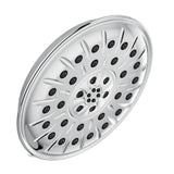 4-Spray 8.3 in. Single Wall Mount Fixed H2Okinetic Shower Head in Matte Black - Super Arbor