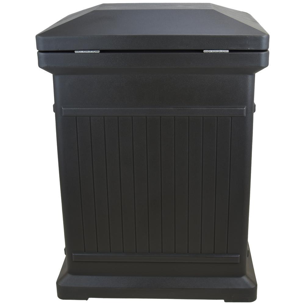 ParceWirx Premium Vertical Architectural Graphite Delivery Drop Box Hinged Lid with Swinging Latch for Locking - Super Arbor