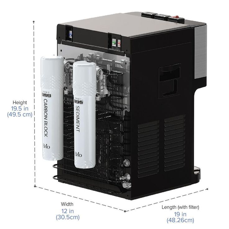 Tri-Temp 2-Stage Countertop Point of Use Water Cooler with UV Self-Cleaning