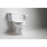 Highline Classic Comfort Height 10 in. Rough-In 2-Piece 1.28 GPF Single Flush Elongated Toilet in White - Super Arbor
