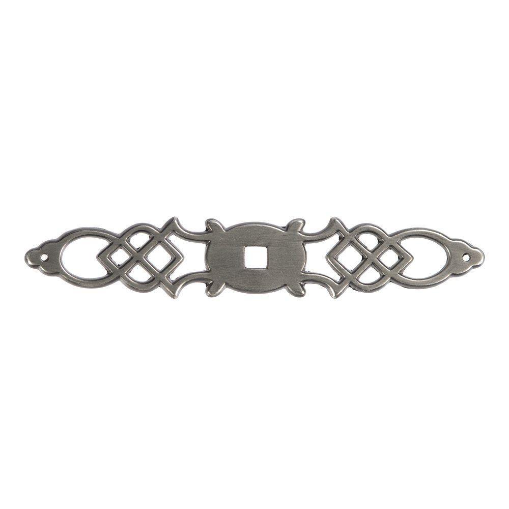 1 in. x 5-1/2 in. Silver Stone Furniture Backplate - Super Arbor