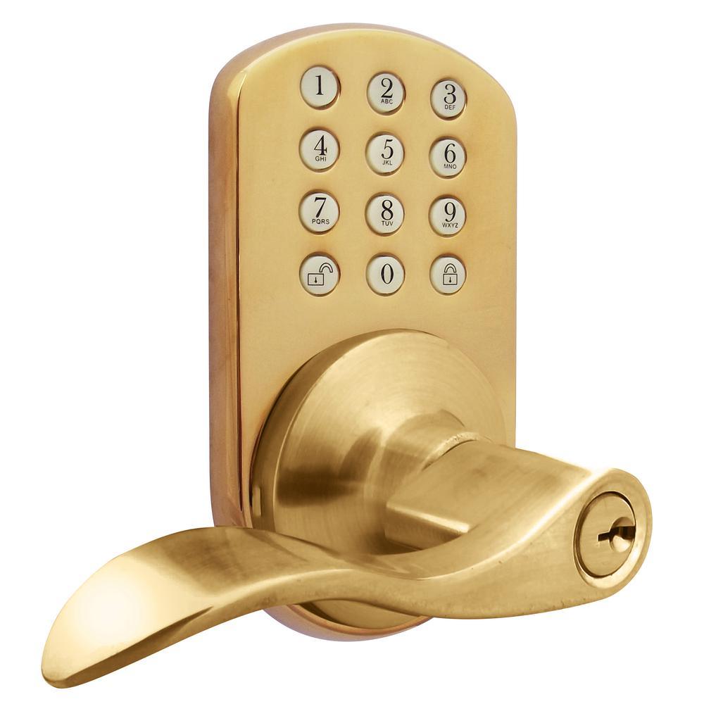 Oil Rubbed Bronze Keyless Entry Deadbolt and Lever Handle Door Lock with Electronic Digital Keypad - Super Arbor