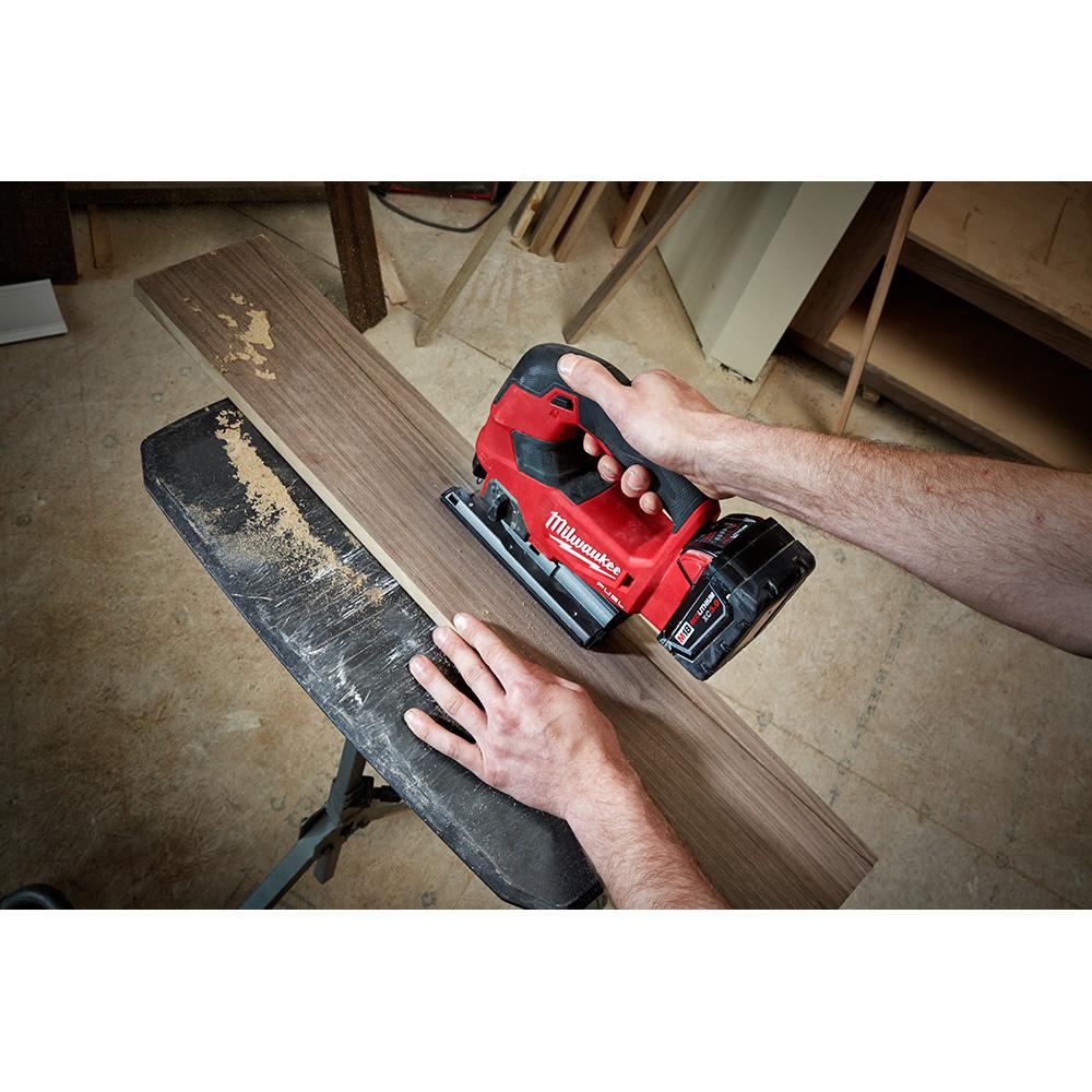M18 FUEL 18-Volt Lithium-Ion Brushless 7-1/4 in. Cordless Dual Bevel Sliding Compound Miter Saw with Jig Saw