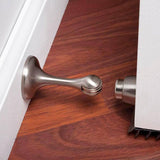 3 in. Satin Nickel Magnetic Doorstop with Catch