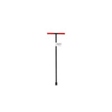 28 in. Solid Steel Water Meter Valve Key with Grips - Super Arbor