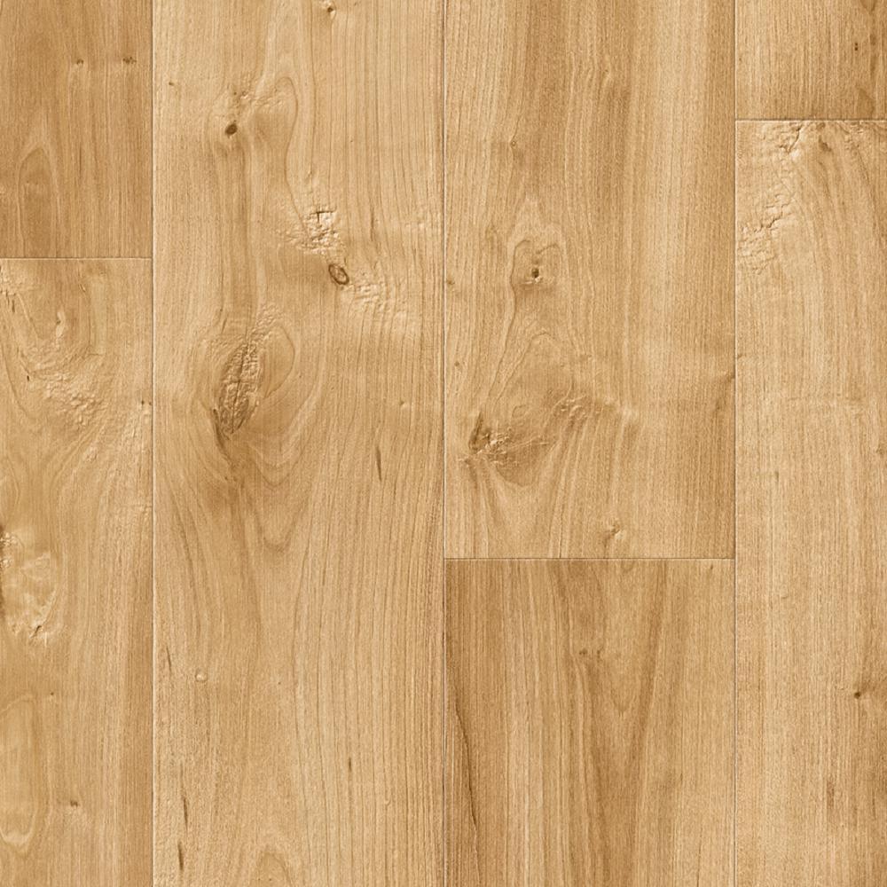 IVC Ash Brown Oak Residential Vinyl Sheet, Sold by 13.2 ft. Wide x Custom Length