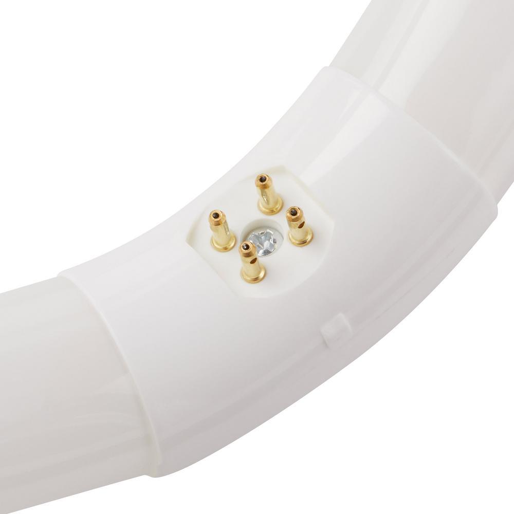 120-Watt Equivalent Circline T9 Non-Dimmable 4-Pin Base Compact Fluorescent CFL 9 in Light Bulb, Cool White 4100K - Super Arbor