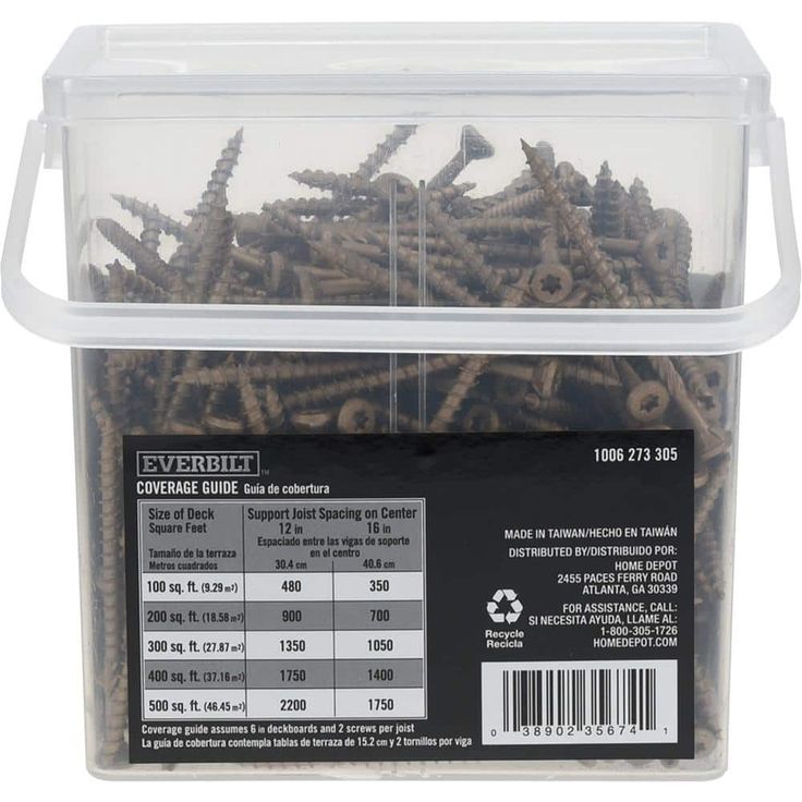 Everbilt #10 x 3 in. Star Drive Flat Head Exterior Wood Screws 5 lbs.-Box (347-Piece)