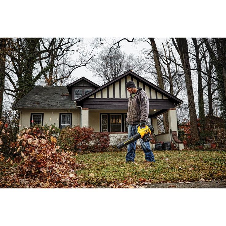 DEWALT 90 MPH 400 CFM 20V MAX Cordless Handheld Leaf Blower with (1) 5.0Ah Battery, Charger & Bonus Hedge Trimmer Included