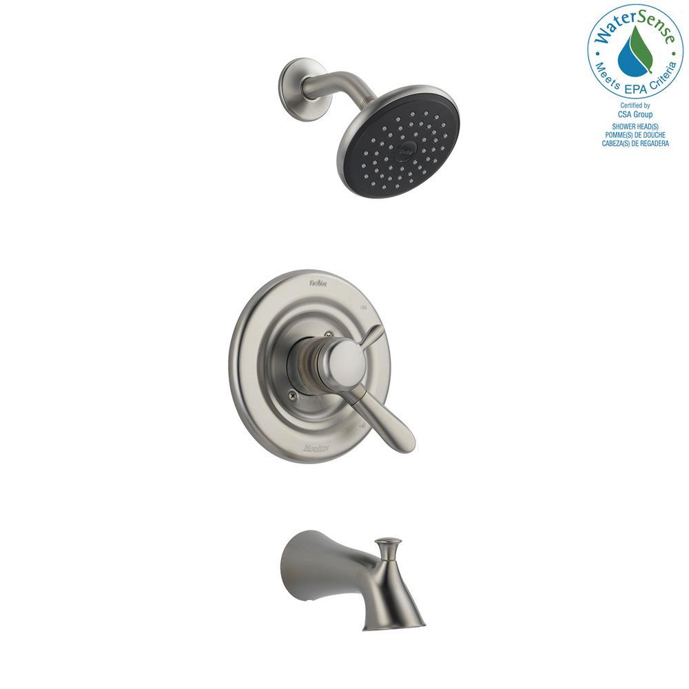 Lahara Single-Handle 1-Spray Tub and Shower Faucet in Chrome (Valve Included) - Super Arbor