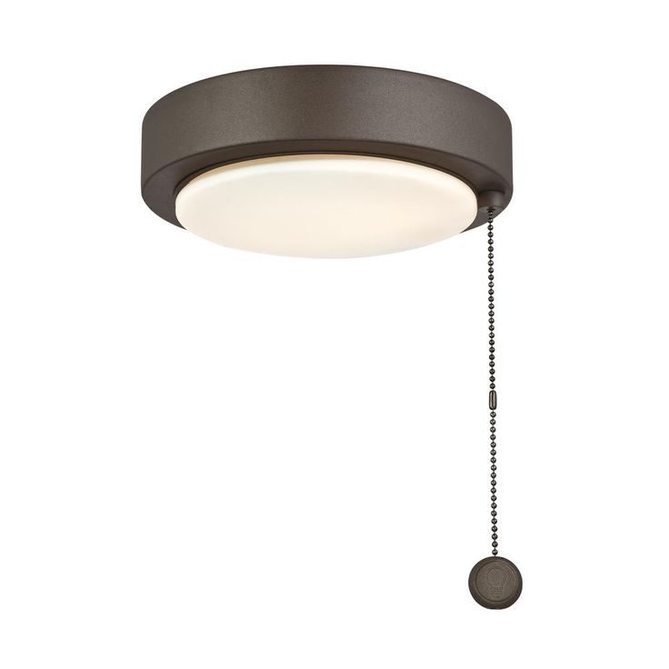 Matte Greige Ceiling Fan Dimmable LED Light Kit