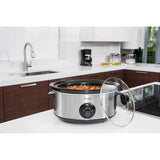 7 Qt. Stainless Steel Slow Cooker with Keep Warm Setting